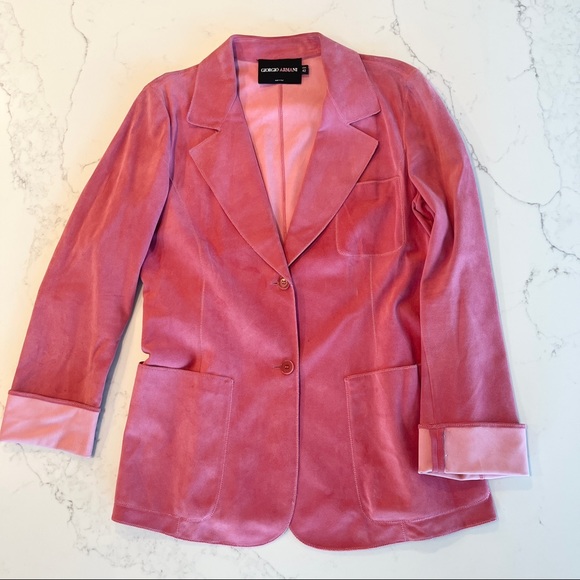 Giorgio Armani Jackets & Blazers - Giorgio Armani blazer small pink